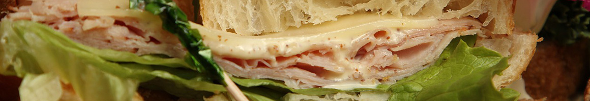 Eating Breakfast & Brunch Deli Sandwich at John's Famous Deli restaurant in Staten Island, NY.